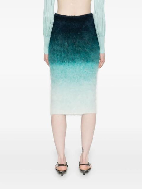 Casablanca gradient skirt - Blue