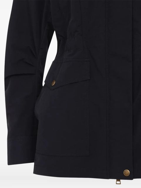 Moncler logo-patch jacket - Black