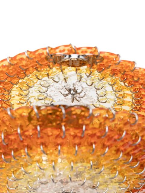 Rabanne degradé-effect shoulder bag - Orange