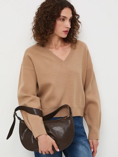 Medicine sweter damski kolor beżowy - zdjęcie produktu nr 1