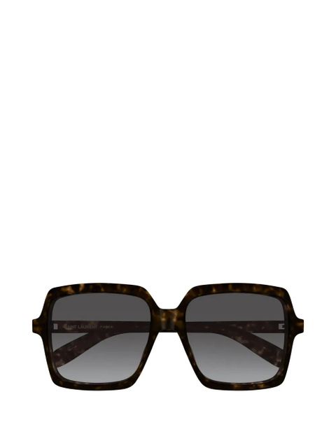 Saint Laurent Eyewear square-frame sunglasses - Brown - zdjęcie produktu nr 1