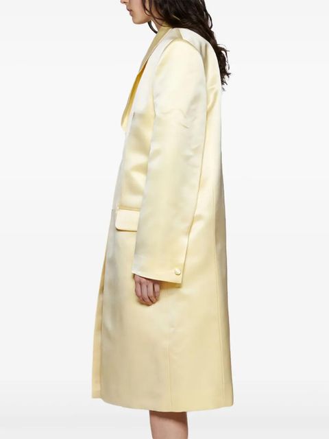 Givenchy silk-satin coat - Yellow