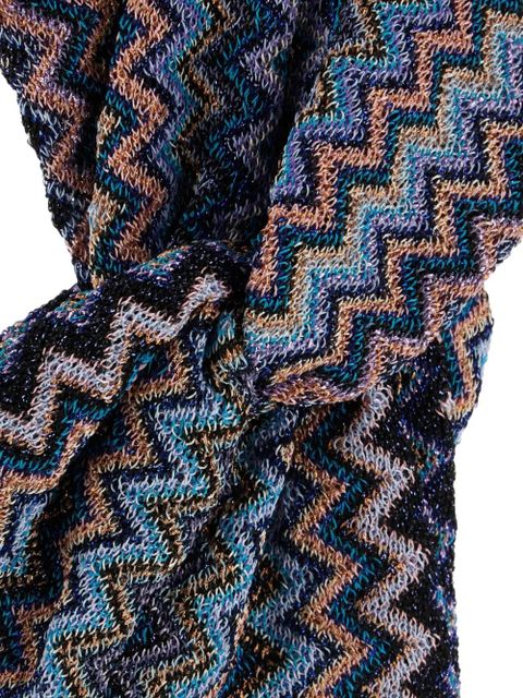 Missoni knotted headband - Blue