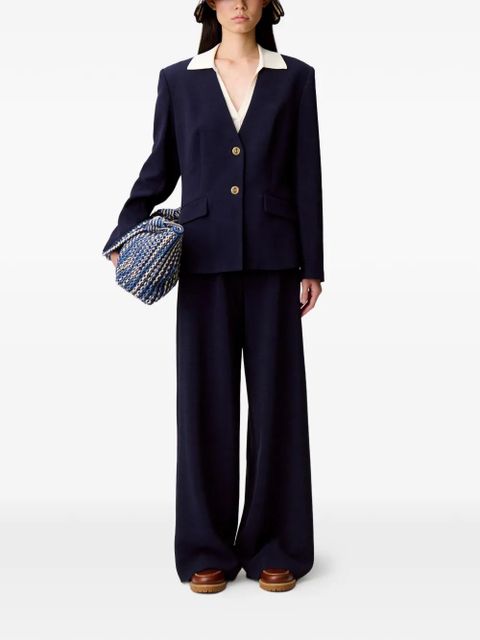 Claudie Pierlot anchor button blazer - Blue - zdjęcie produktu nr 2