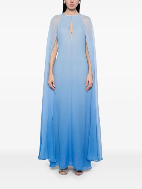 TOM FORD georgette maxi dress - Blue