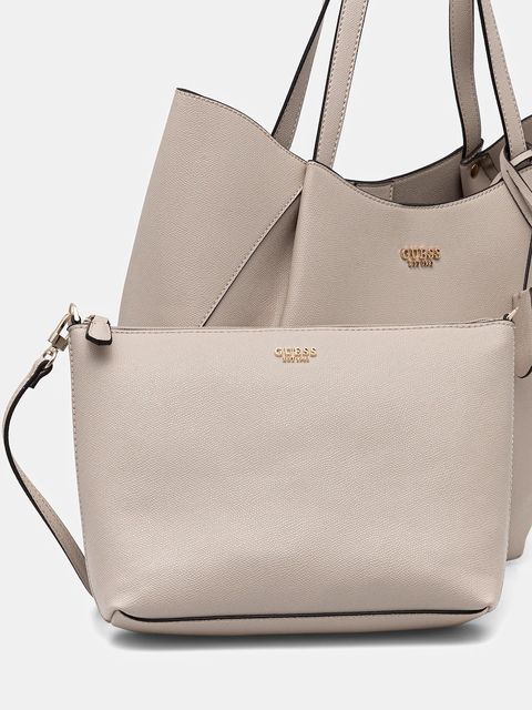 Guess torebka AMORETTE kolor beżowy HWBG78 98240