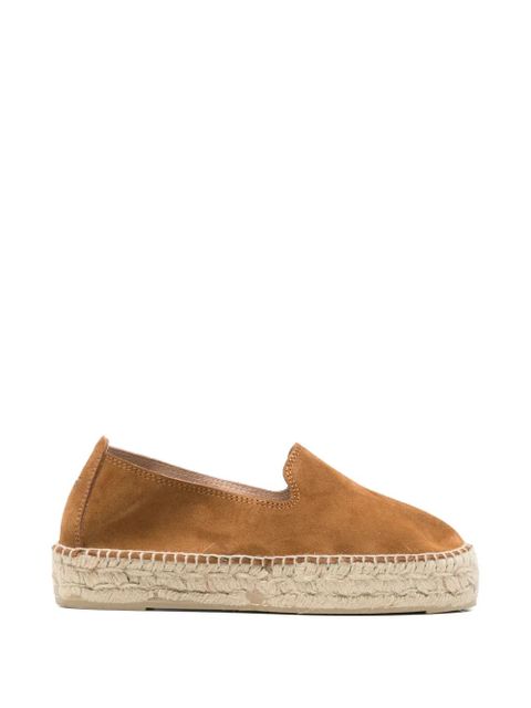 Manebi Hamptons round-toe platform espadrilles - Brown - zdjęcie produktu nr 1