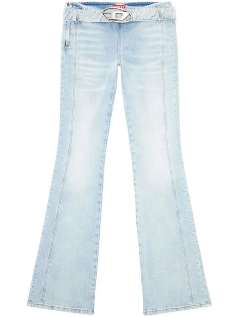 Diesel D-Ebbey belted flared jeans - Blue - zdjęcie produktu nr 1