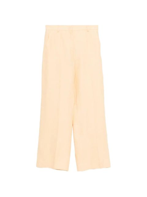 Weekend Max Mara pleated trousers - Yellow - zdjęcie produktu nr 1