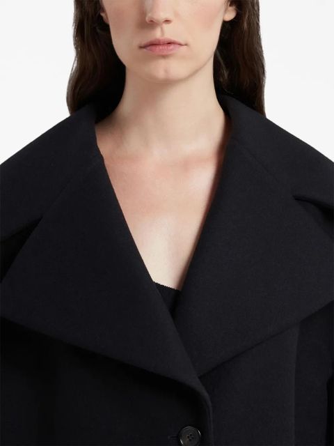 Marni notched-collar single-breasted jacket - Black - zdjęcie produktu nr 2