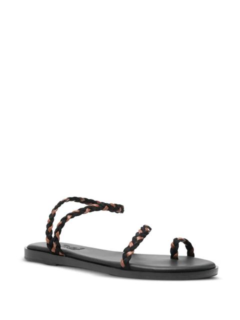 Ancient Greek Sandals Eleftheria braided sandals - Black