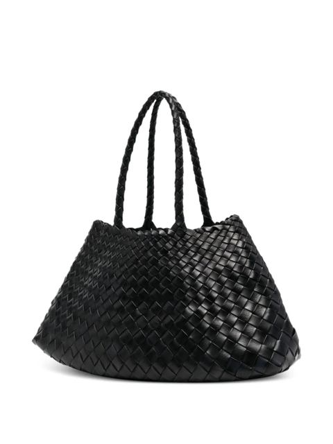 DRAGON DIFFUSION big Santa Croce woven tote bag - Black - zdjęcie produktu nr 2