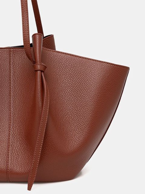 Yuzefi torebka skórzana LARGE MOCHI kolor pomarańczowy YUZPF25-HB-LM-L058