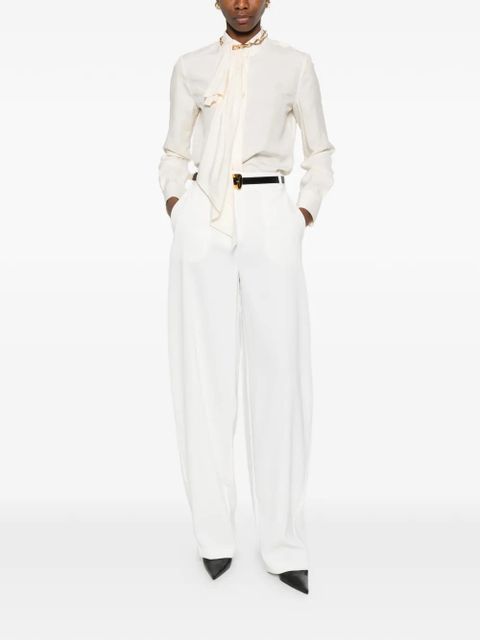 Givenchy tie neck blouse - Neutrals - zdjęcie produktu nr 2