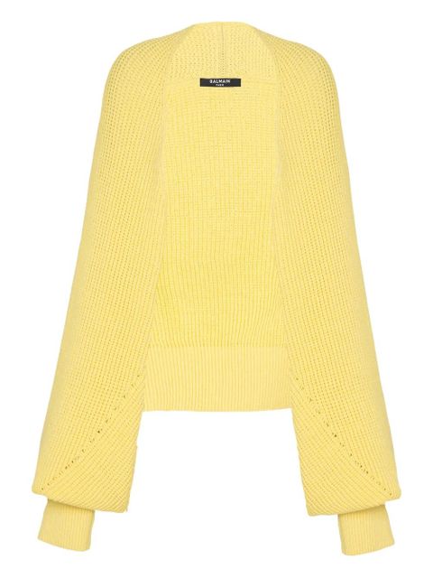 Balmain ribbed cardigan - Yellow - zdjęcie produktu nr 1