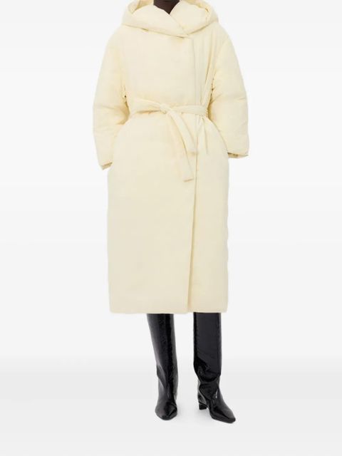 LouLou de Saison DORIS LDS hooded belted coat - Neutrals - zdjęcie produktu nr 2