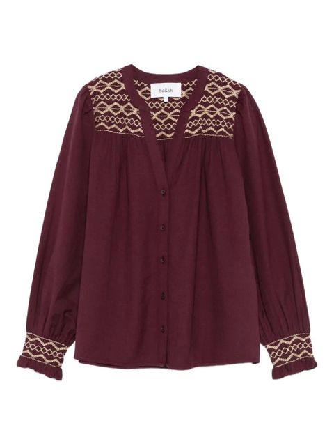 Ba&Sh Samantha embroidered long-sleeve shirt - zdjęcie produktu nr 1