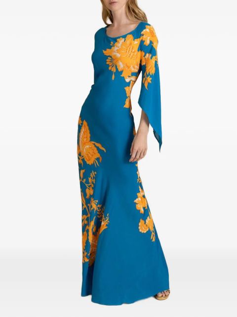 ETRO floral beach maxi dress - Blue - zdjęcie produktu nr 1