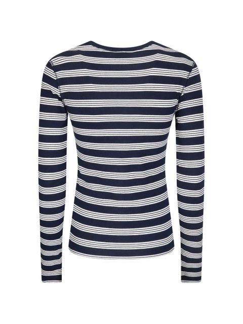 GANNI striped long-sleeve T-shirt - Blue - zdjęcie produktu nr 2