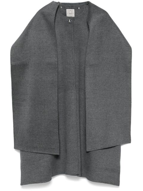 TOTEME wool cape - Grey - zdjęcie produktu nr 1