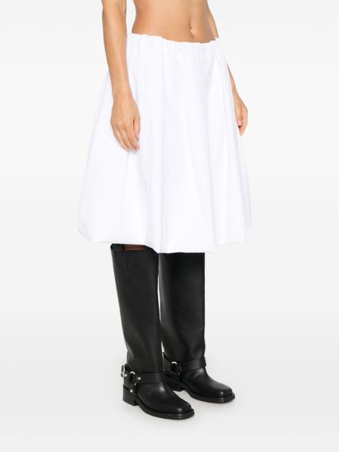 Miu Miu poplin midi skirt - White - zdjęcie produktu nr 2