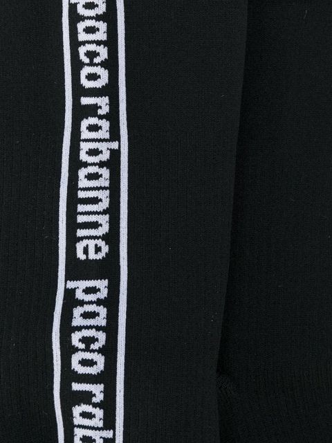 Rabanne logo socks - Black - zdjęcie produktu nr 2