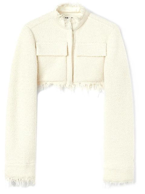 Jil Sander cropped jacket - White - zdjęcie produktu nr 1