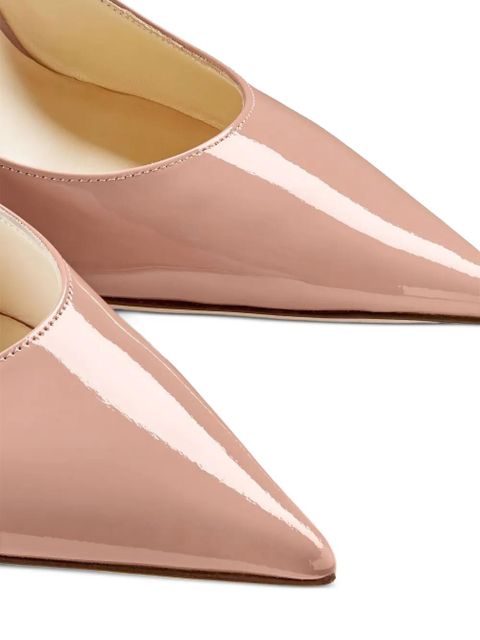 Jimmy Choo crystal-embellishment pointed-toe mules - Pink