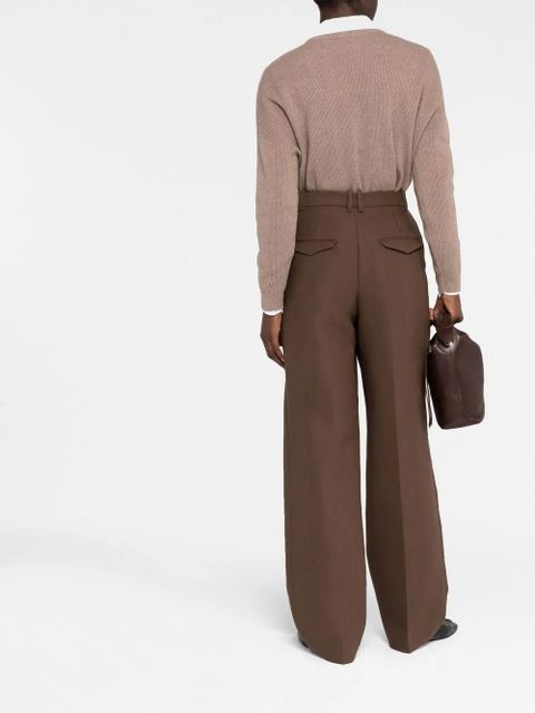 The Row Hose wide-leg trousers - Brown