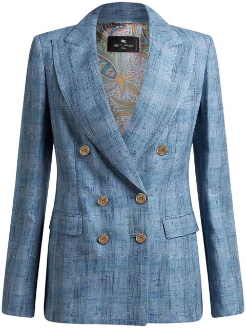 ETRO check blazer - Blue - zdjęcie produktu nr 1