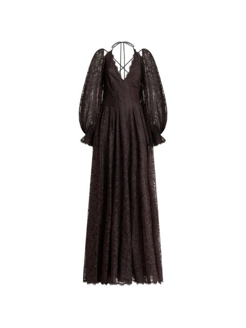 ETRO lace paisley maxi dress - Brown - zdjęcie produktu nr 1