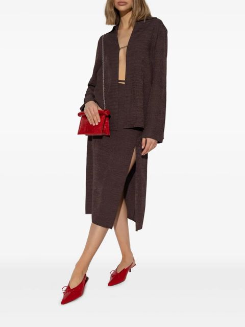 Jacquemus Notte midi skirt - Brown