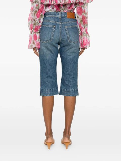 Chloé belt-loop pocket shorts - Blue