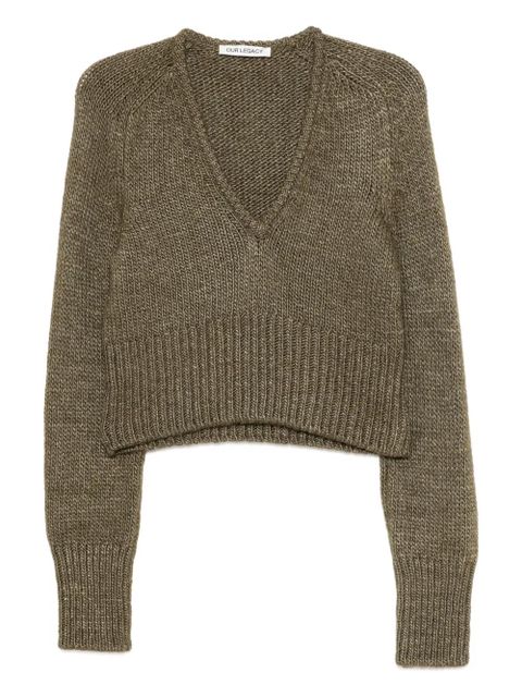 OUR LEGACY Sharp jumper - Green - zdjęcie produktu nr 1