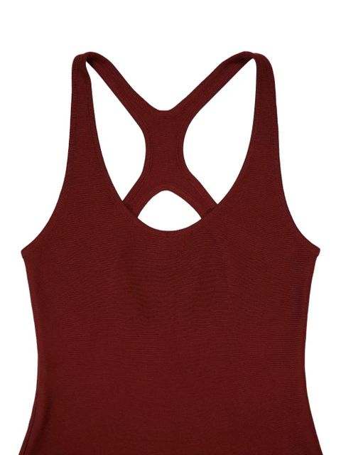 Gabriela Hearst racer-back silk midi dress - Red - zdjęcie produktu nr 2