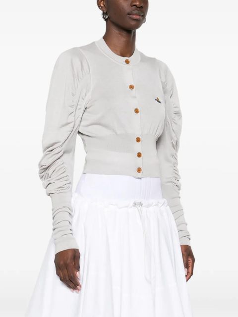 Vivienne Westwood Eli cropped cardigan - Neutrals - zdjęcie produktu nr 2