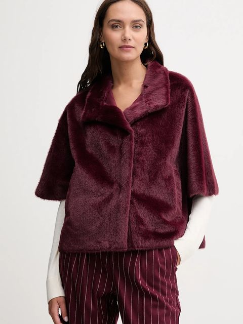 Joseph Ribkoff płaszcz kolor bordowy 253924 - zdjęcie produktu nr 1