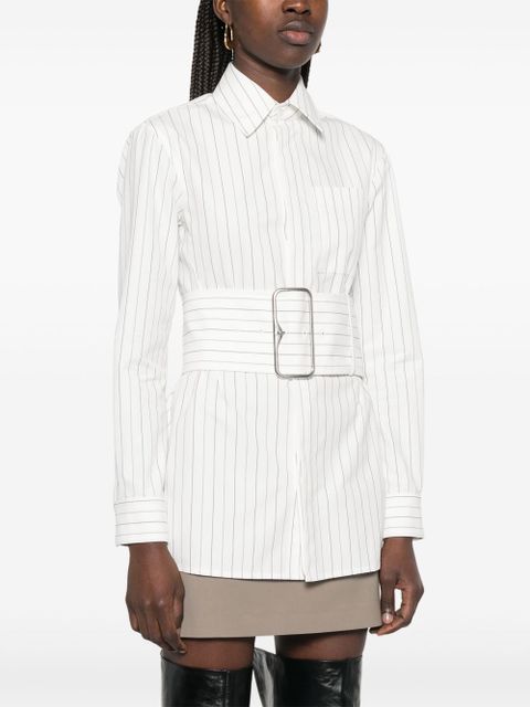 Burberry striped cotton shirt - White