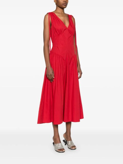 Proenza Schouler Clayton midi dress - Red