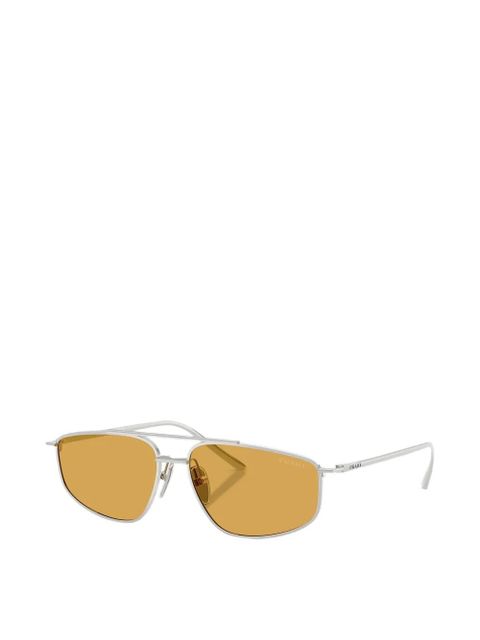 Prada Eyewear geometric-frame sunglasses - Silver - zdjęcie produktu nr 2