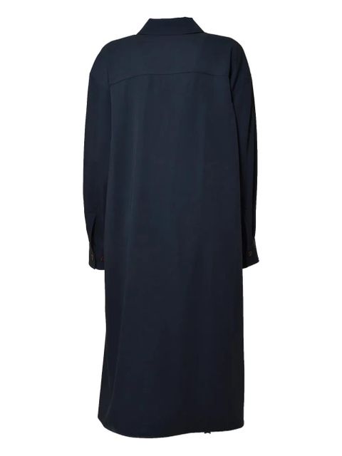 LEMAIRE wool shirtdress - Blue - zdjęcie produktu nr 2