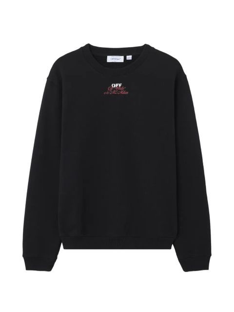 Off-White x AC Milan graphic-print sweatshirt - Black - zdjęcie produktu nr 1