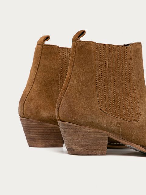 Answear Lab - Kowbojki zamszowe