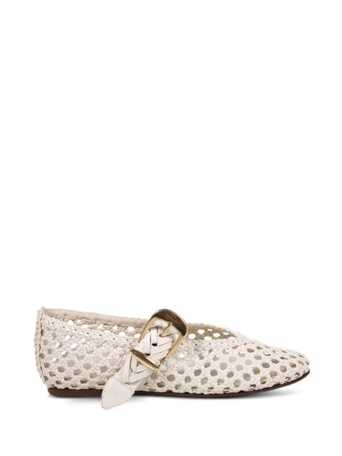 ZIMMERMANN Alchemy braided buckle ballet flats - Neutrals - zdjęcie produktu nr 1