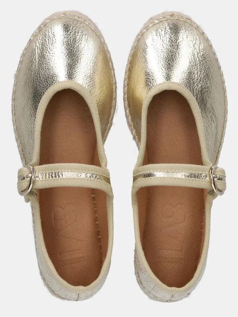 Answear.LAB espadryle skórzane kolor złoty