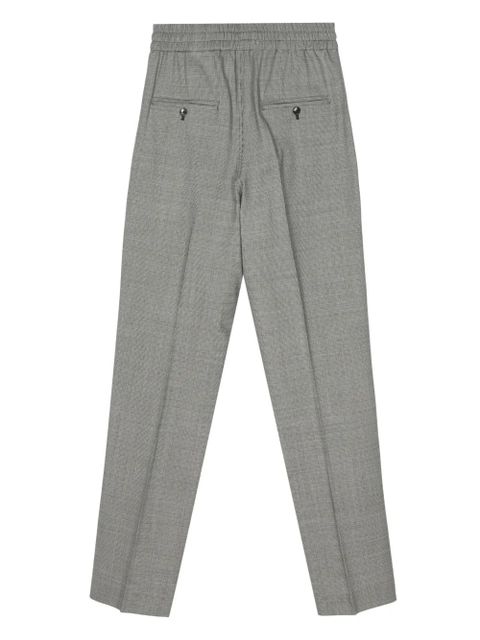 ISABEL MARANT Liska houndstooth tapered trousers - Black - zdjęcie produktu nr 2