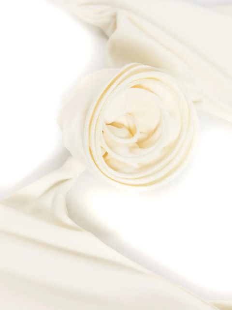 La Reveche Nadir cut-out detailed swimsuit - White