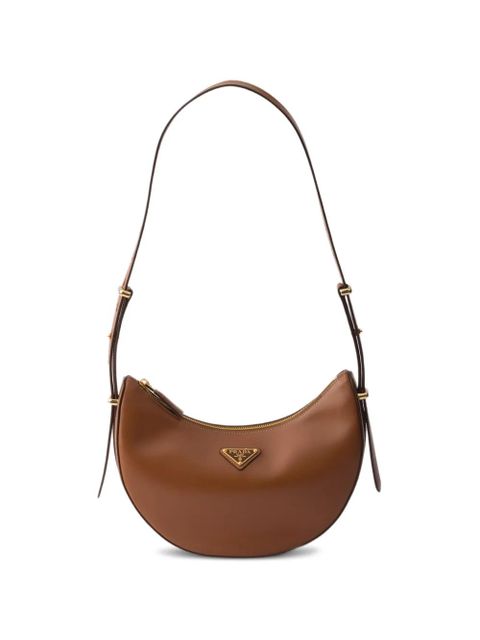 Prada small Arqué leather shoulder bag - Brown - zdjęcie produktu nr 1