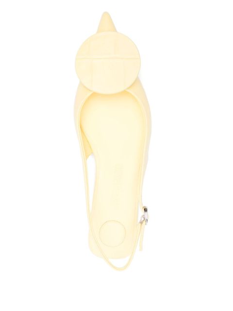 Jacquemus Duelo slingback pumps - Yellow - zdjęcie produktu nr 2