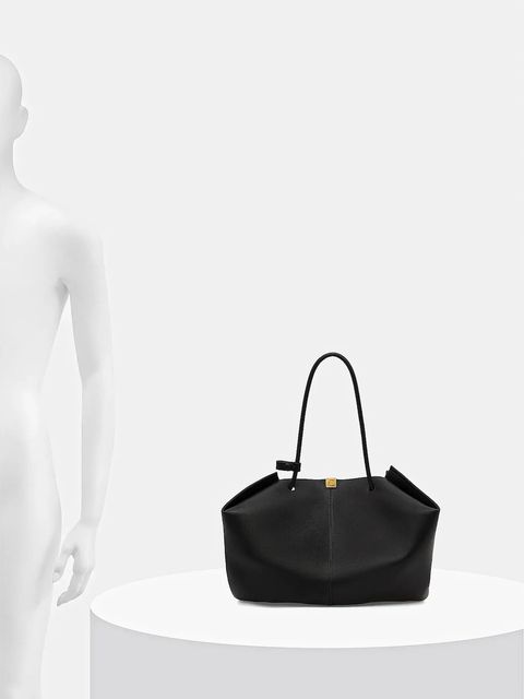 Coccinelle torebka skórzana Kamy kolor czarny E1 U2L 11 02 01